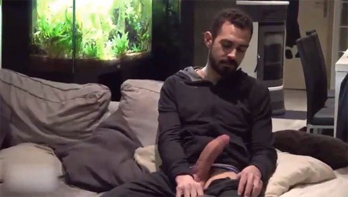 barbudo pau duro na cueca