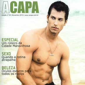 Revista A Capa com o Ex-bbb Eliéser