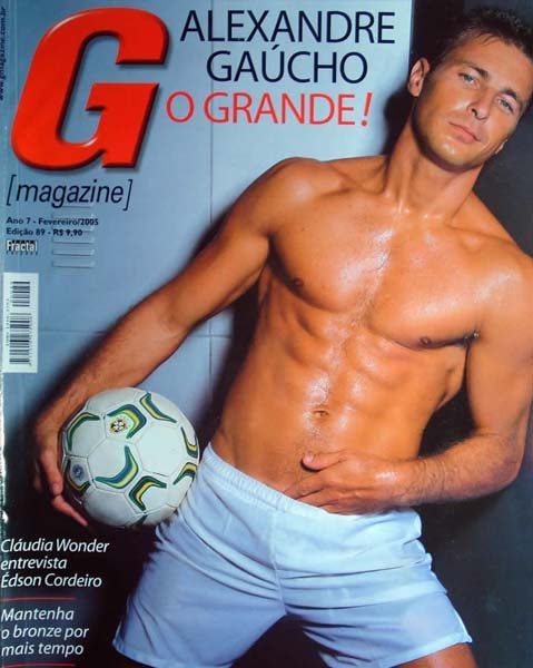 Capa G Magazine jogador alexandre gaucho