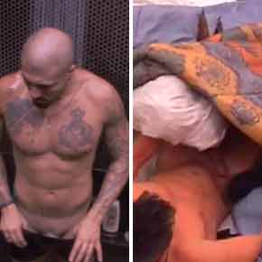 BBB15 | Rafael e Fernando se descuidam e deixam o pênis à mostra