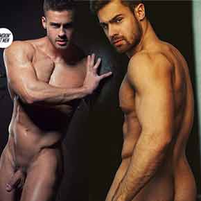 Depois de diversos ensaios sensuais Kirill Dowidoff mostra o pau