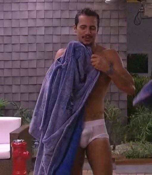 matheus lisboa bbb16 pau super duro na cueca