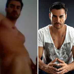 Ator mexicano, David Zepeda, mostra a rola em vídeo