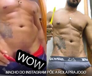 Roludo sarado do Instagram mostra tudo que tem por baixo da sunga