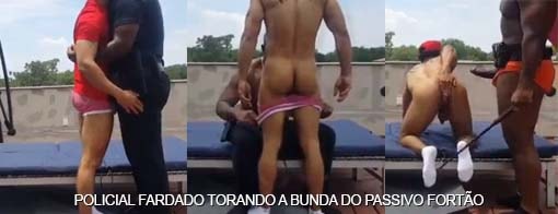 policial fardado torando bunda passivo gay fortao sexo amador