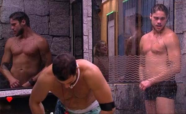 breno goiano arquiteto tomando banho homens banheiro bbb18