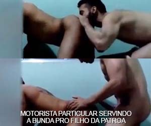 Filho da patroa comeu o toba do motorista no osso