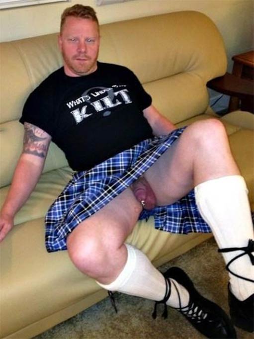 ruivo pelado kilted scottish penis