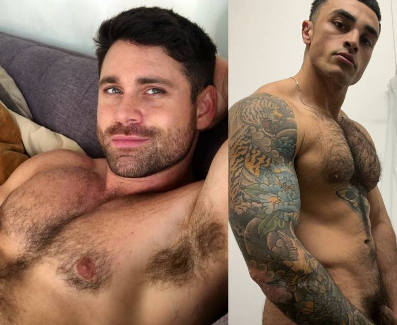 Bearded Italian studs take part in raw cuckold 1