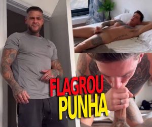 Tatuadão pegou bro na punheta Broderagem XXX